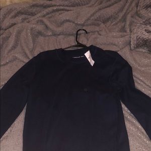 navy sweater